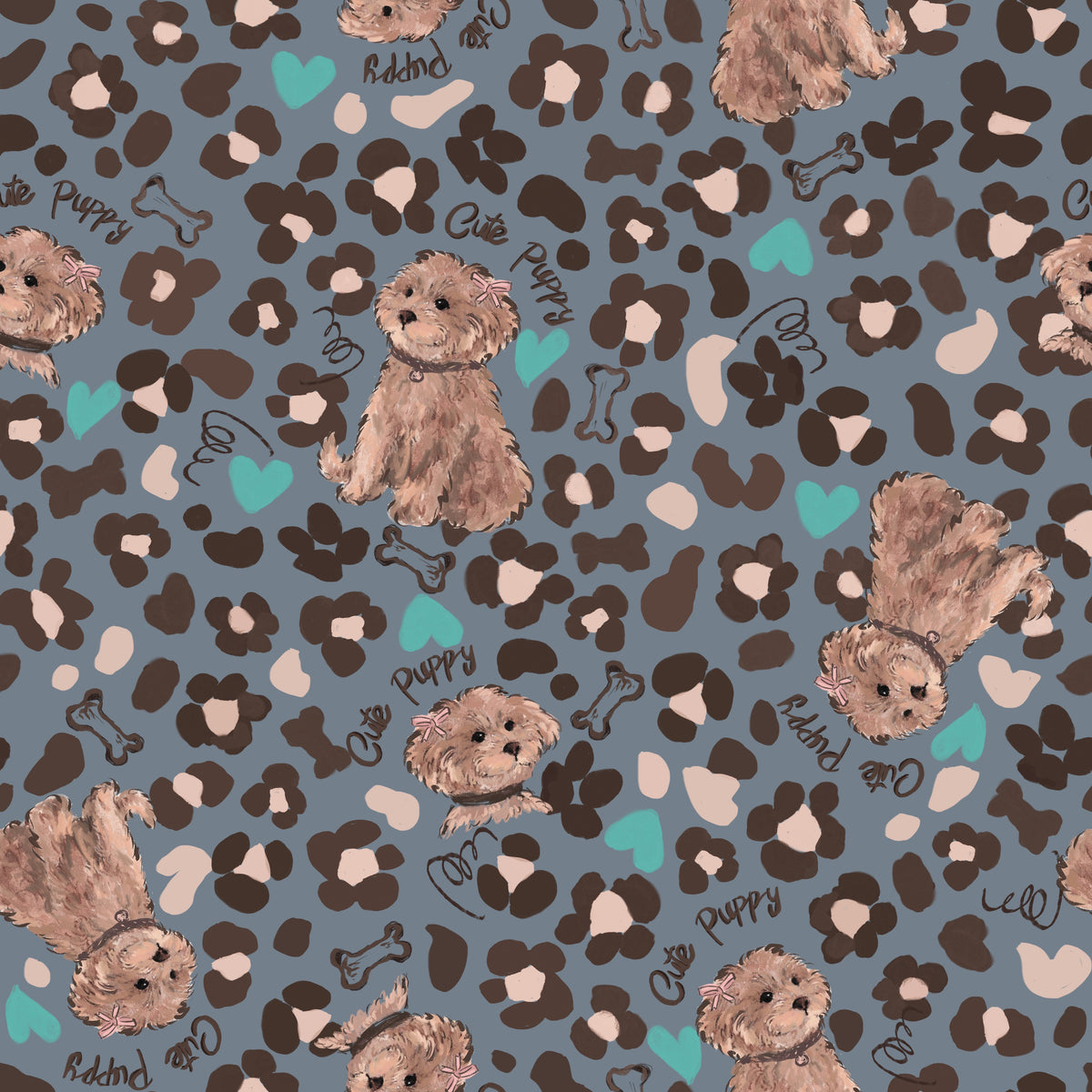 Puppy Joy Fun Scrub Set
